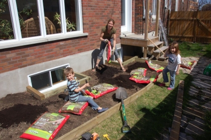 Jardinage en famille