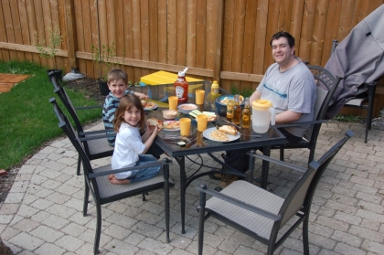 Première terrasse!